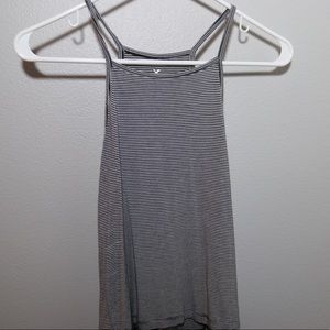 American Eagle Outfitters striped halter tank
